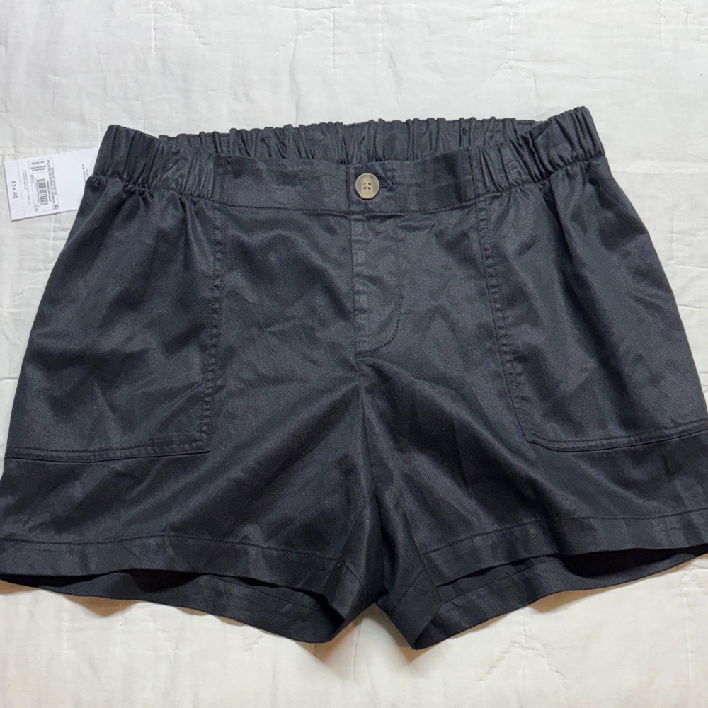 Isabel Maternity by Ingrid & Isabel Twill Shorts - Black‎ NWT